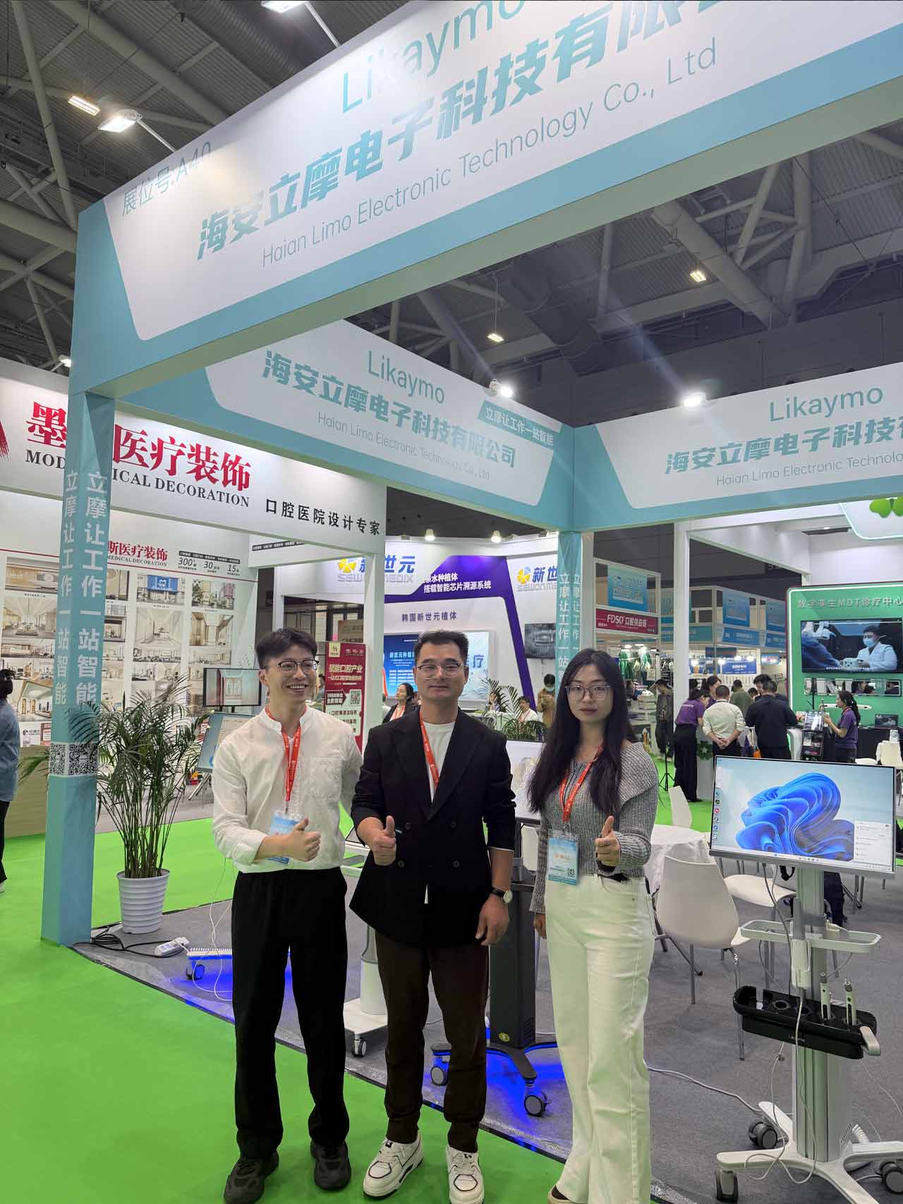Likaymo präsentiert sich auf der SDHE 2025, der internationalen Dentalmesse in Shenzhen.