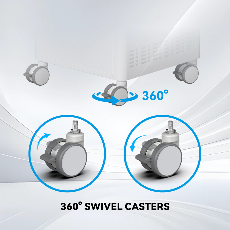 Silent Wheels with Lock