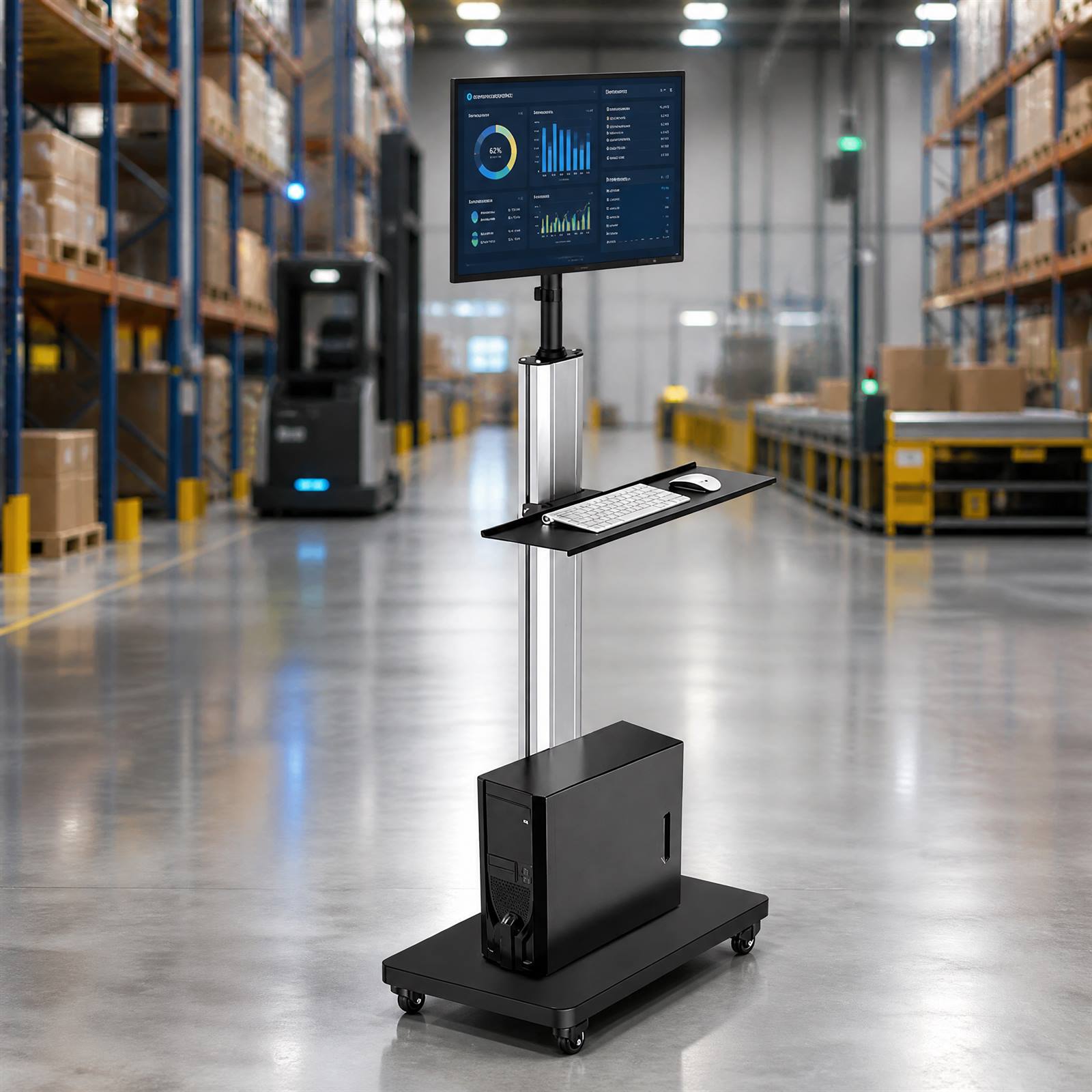Mobile Dental Desktop Trolley