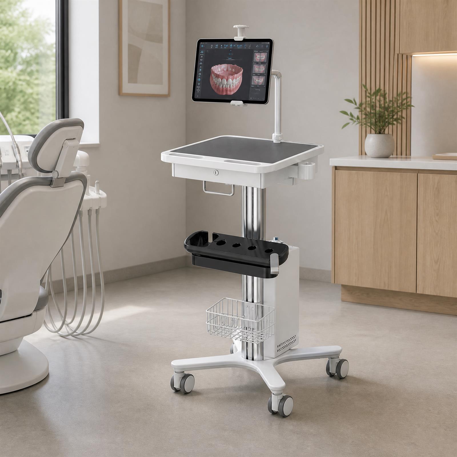 Tablet-Integrated Wireless Endodontic Scanning Workstation