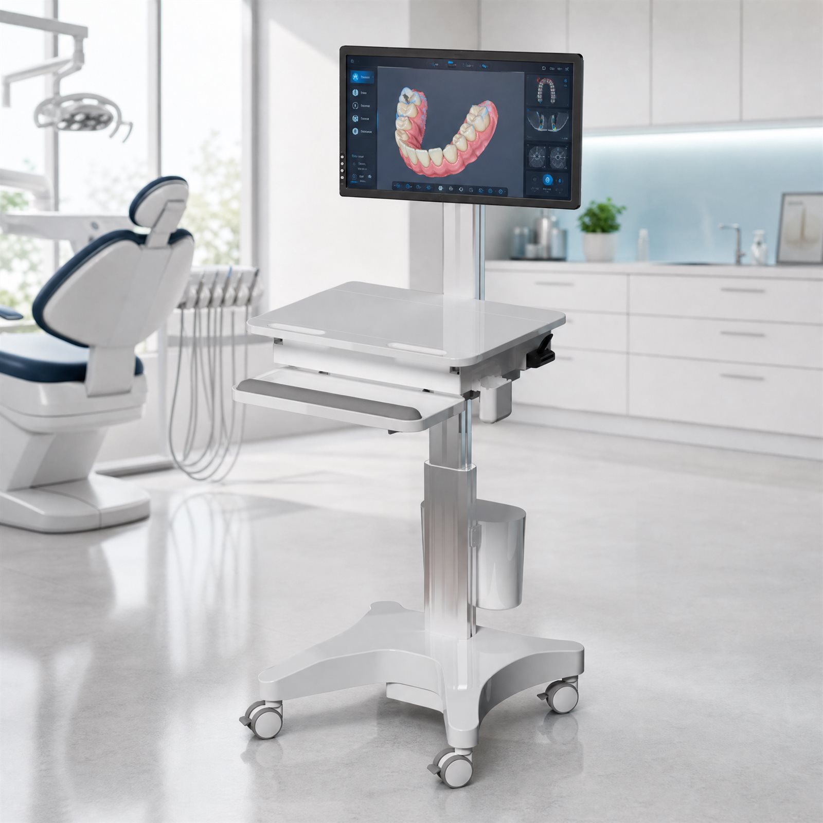 Movable Medical Cart Station